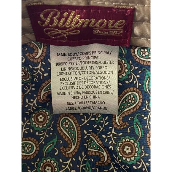 Biltmore Driver Newsboy Hat Tan Grid Large NEW - Picture 7 of 10